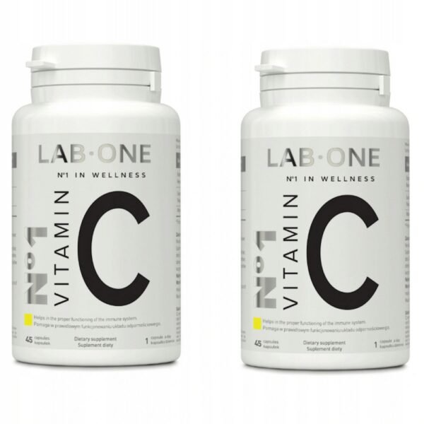 LAB ONE,VITAMIN C NATURAL 1000 mg, 45k, Immunity,WITAMINA C NATURALNA 1000 mg, 45k, Odporność