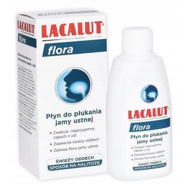 Dr. Theiss Naturwaren GmbH,Lacalut Flora Mouthwash 300 ml,Lacalut Flora Płyn do płukania jamy ustnej 300 ml
