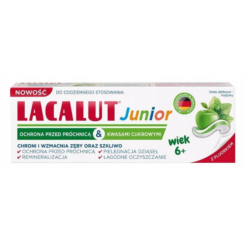 lacalut junior toothpaste for children from 6 years of age 55ml