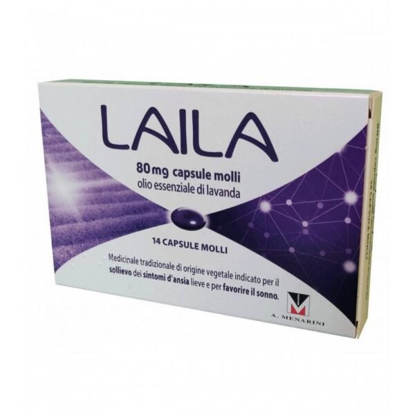Laila - Anxiety Relief And Sleep Promotion Medicament 28 Soft Capsules