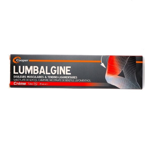 LUMBALGINE TENDONITIS OINTMENT TUBE - COOPER,TUBE DE POMMADE POUR TENDONITE LOMBALGINE - COOPER