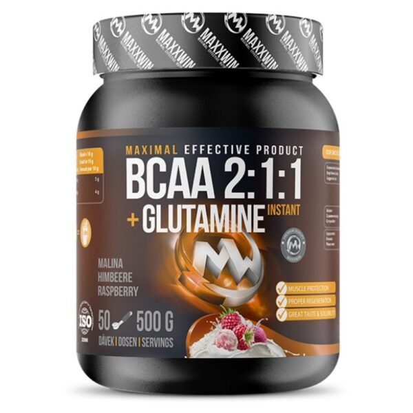 MAXXWIN BCAA + Glutamine malina 500 g