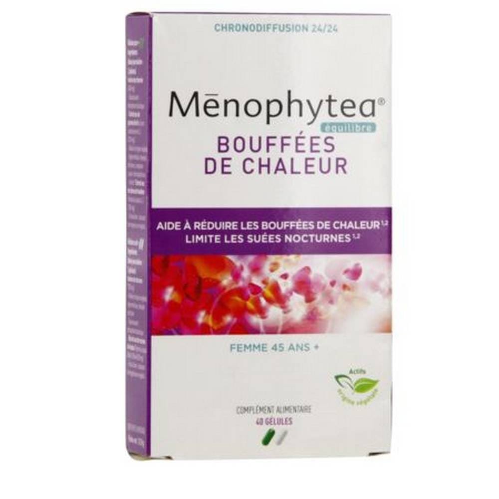 menophytea hot flashes 40 menophytea bouffees de chaleur