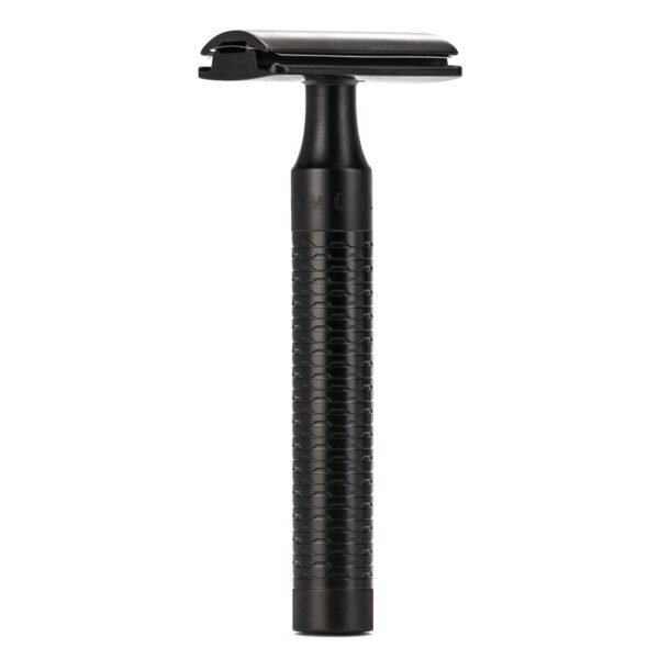 MÜHLE Rocca Traditional Safety Razor - Jet Black,MÜHLE Rocca Traditioneller Sicherheitsrasierer – Tiefschwarz