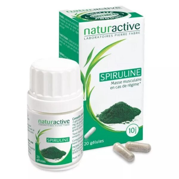 NATURACTIVE Spirulina 60 capsules, Spiruline 60 gélules