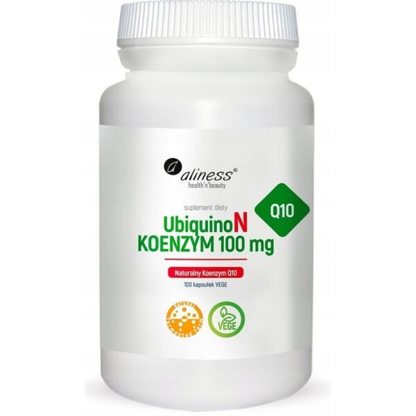 Aliness,NATURAL COENZYME Q10 ALYNES UBIQUINON 100 CAPS,NATURALNY KOENZYM Q10 ALYNES UBIQUINON 100 KAPSUŁEK