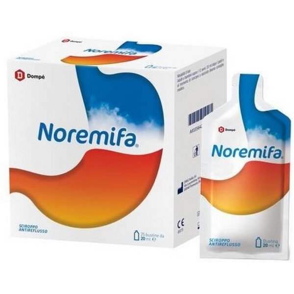 Noremifa Anti-Reflux Syrup, 25 sachets x 20ml