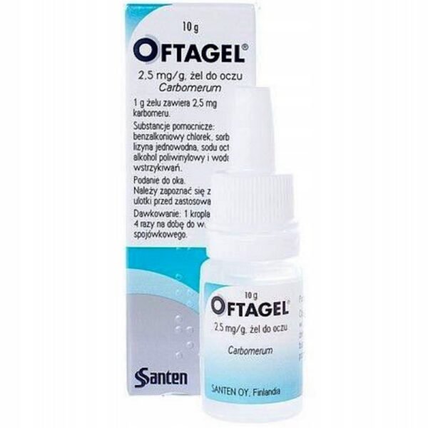Oftagel 2.5 mg/g 1 pc. 10 g eye gel