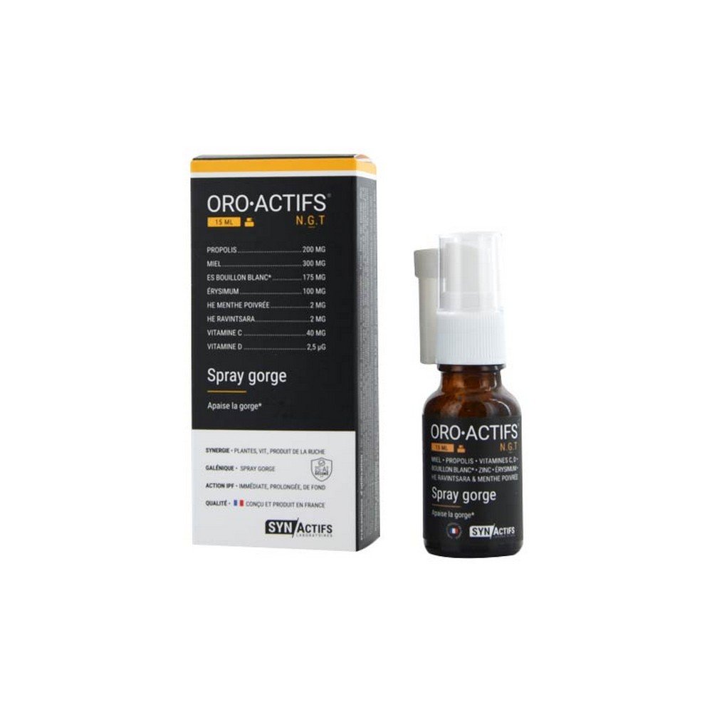 oroactifs natural throat spray 15ml