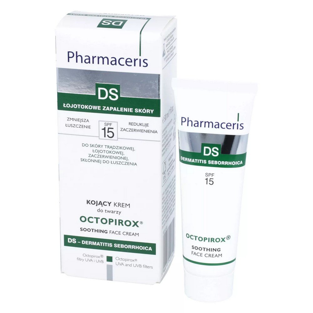 pharmaceris ds octopirox soothing face cream spf15 30 ml
