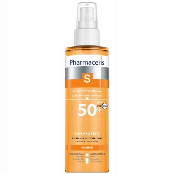 Pharmaceris,Pharmaceris SUN PROTECT 50 SPF tanning oil 200 ml,Olejek do opalania Pharmaceris SUN PROTECT 50 SPF 200 ml