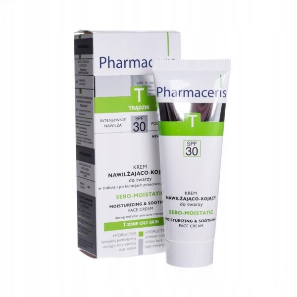 Pharmaceris,Pharmaceris T Moisturizing and Soothing Cream SPF30+ 50ml,Pharmaceris T Krem Nawilżająco-Kojący SPF30+ 50ml
