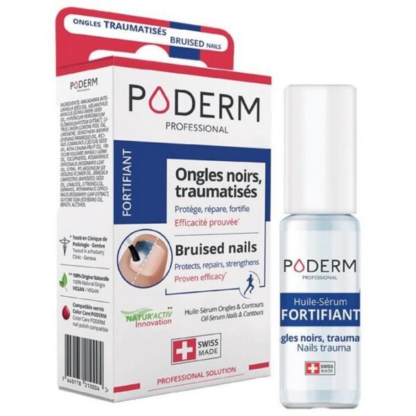 Poderm Fortifying Traumatized Black Nails 8ml,Poderm Fortifiant Ongles Noirs Traumatisés 8 ml