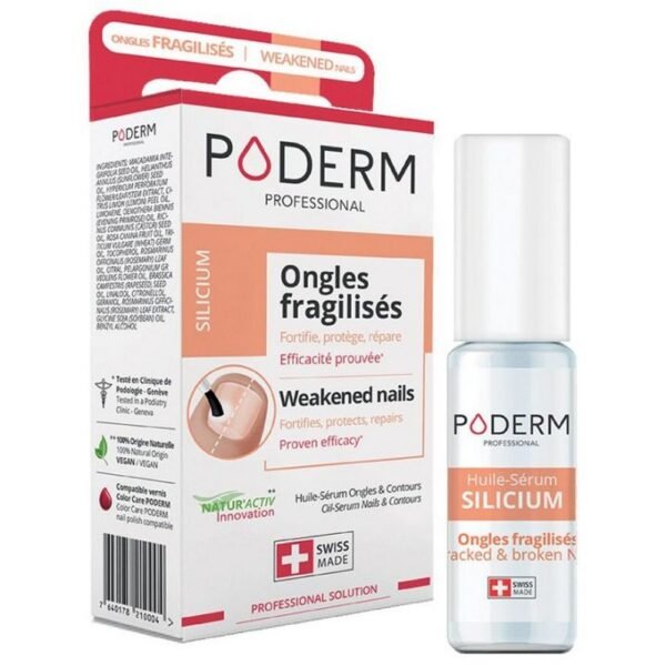 Poderm Silicon Fragile Nail Serum 8ml,Poderm Sérum Ongles Fragiles Silicium 8 ml