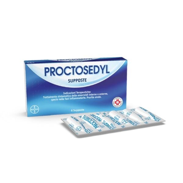 Proctosedyl 6 Suppositories,Proctosedyl 6 Supposte, BAYER SPA
