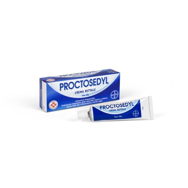 Proctosedyl Rectal Cream 20g,Proctosedyl Crema Rettale 20g,BAYER SPA