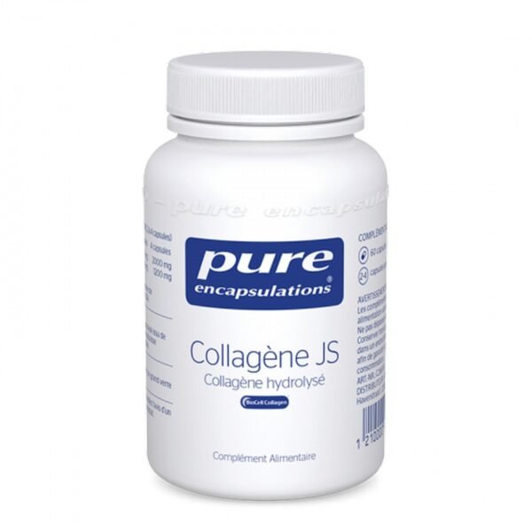 Pure Encapsulation Collagen JS 60 capsules,Collagène d'encapsulation pure JS 60 gélules