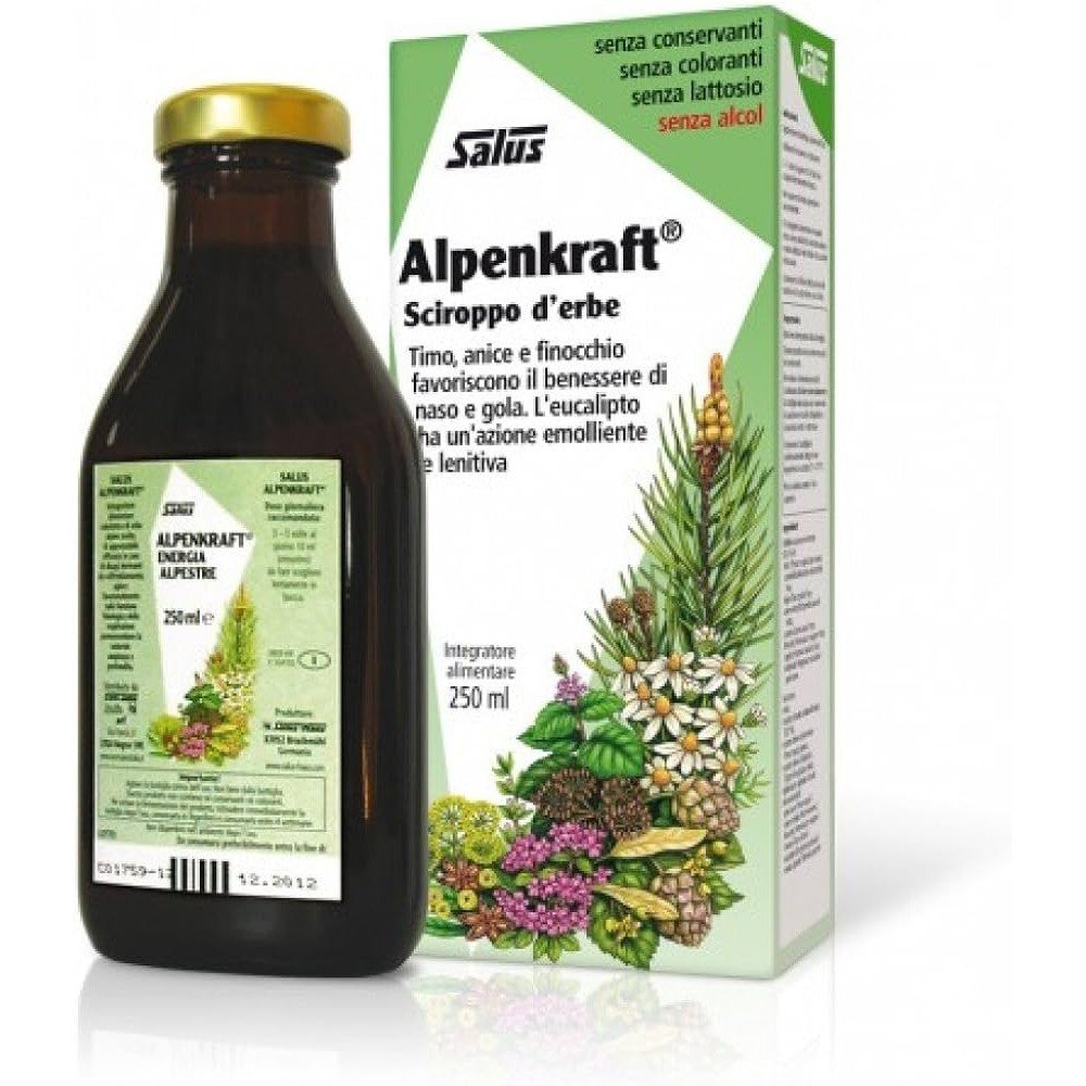 salus alpenkraft syrup respiratory tract 250ml