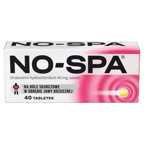 Sanofi No-Spa Tabletki 40 sztuk, Tabletki i pastylki