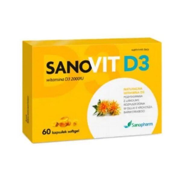 Sanopharm Sanovit D3 60 caps.