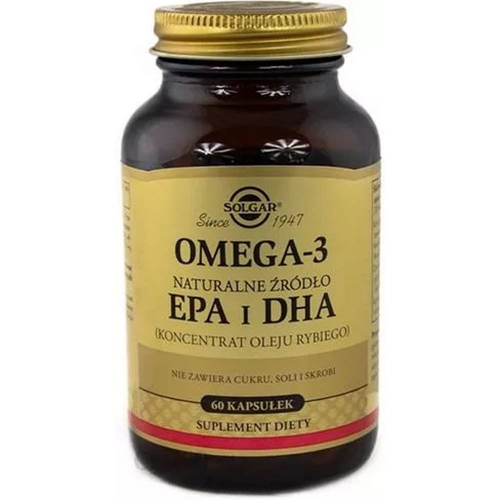 solgar omega 3 natural source of epa and dha 60 capsules