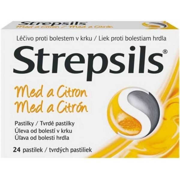 STREPSILS MED A CITRON 0,6MG/1,2MG, 24