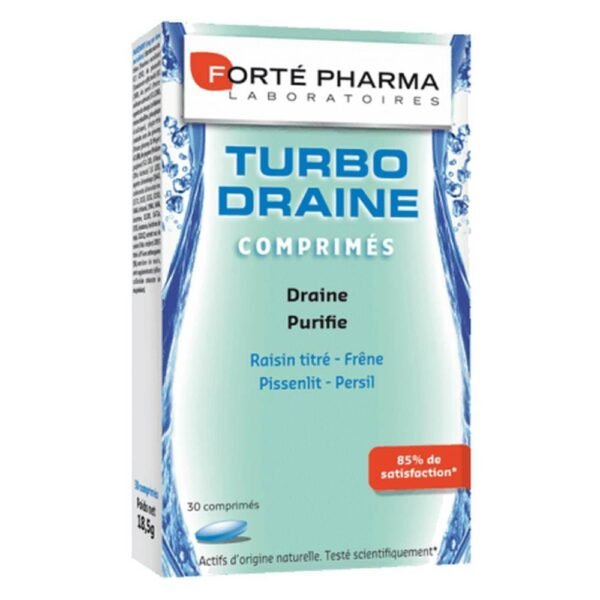 Turbodraine Slimming Tablets, 30, Minceur Turbodraine Comprimés