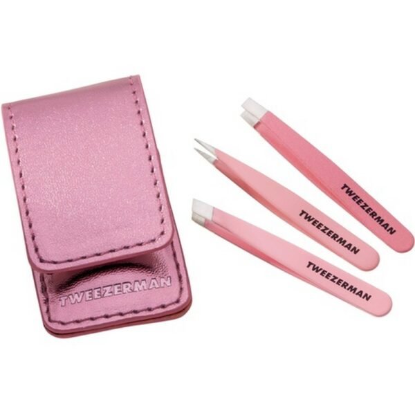 Tweezerman Mini Tweezer Set, 3 pieces,Tweezerman Mini-Pinzetten-Set, 3-teilig