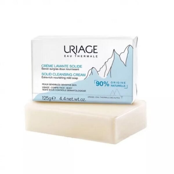 Uriage Solid Cleansing Cream 125g, Crème Lavante Solide 125 g