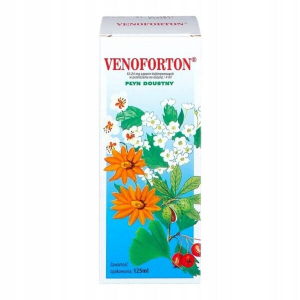 VENOFORTON lek na żylaki miażdżyca w płynie 125 g
