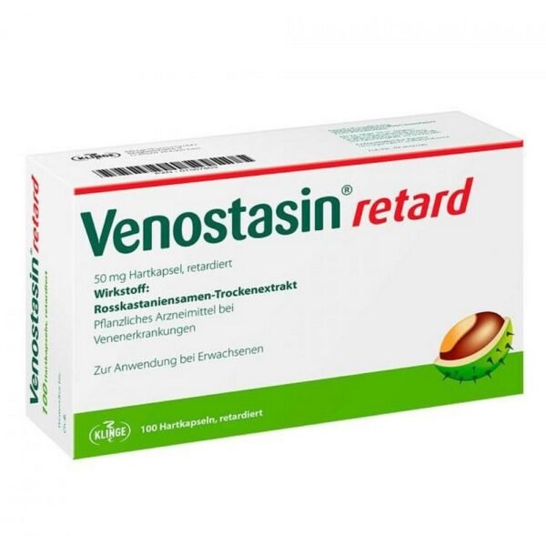VENOSTASIN retard 50 mg hard capsule delayed, 100 pcs
