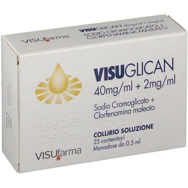 Visuglican 4% + 0.2% Single-dose eye drops 25 x 0.5 ml