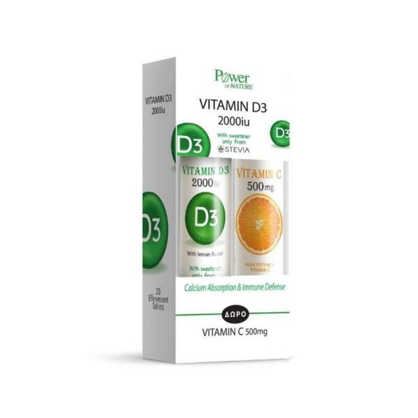 Vitamin D3 2.000 IU and Vitamin C, 500 mg, Витамин D3 2.000 IU и Витамин C