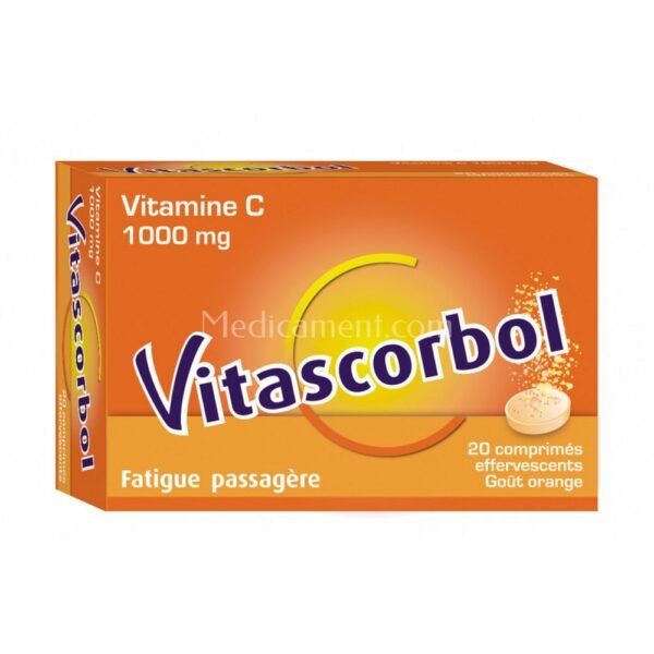 VITASCORBOL 1G 20 EFFERVESCENT TABLETS,VITASCORBOL 1G 20 COMPRIMES EFFERVESCENTS
