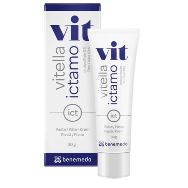Benemedo,Vitella Ictamo 75g ichthyol acne irritations,Vitella Ictamo 75g ichtiol trądzik podrażnienia