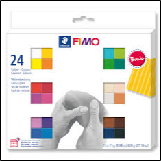 This set will be welcomed by both beginners and advanced FIMO enthusiasts. It is very popular because it contains more colors in smaller 25 g blocks. This way you can fully use all the material for your creations without any leftovers.
