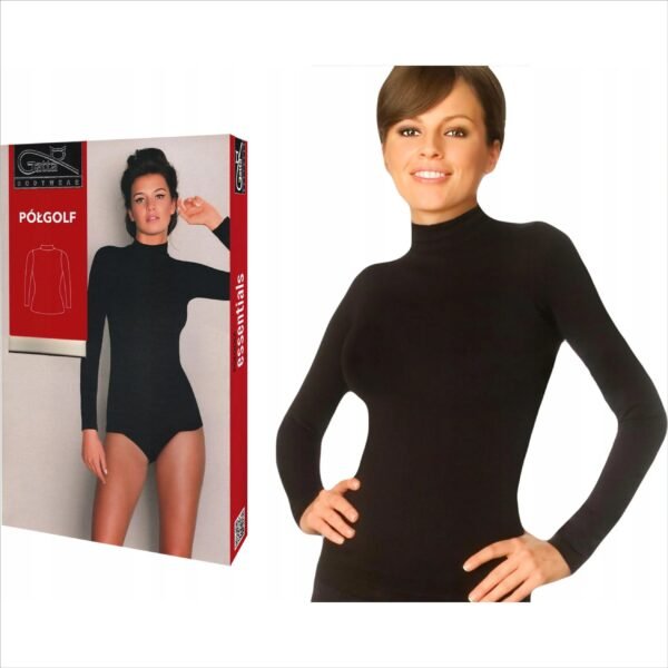 Gatta Seamless Turtleneck Long Sleeve Black S