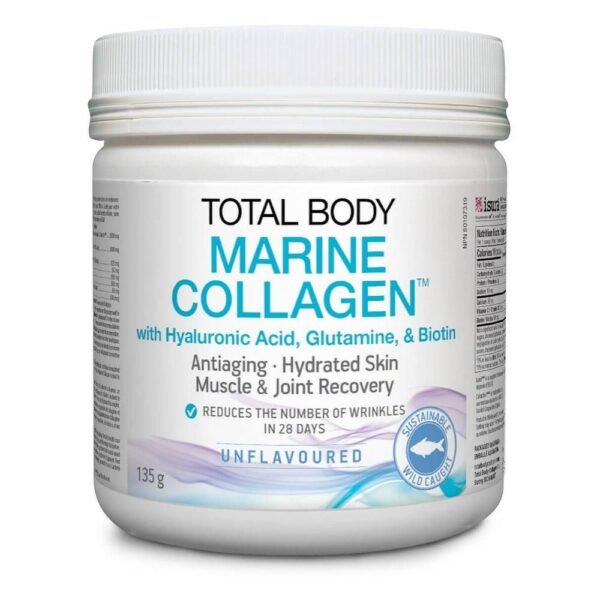Strengthening skin -NATURAL FACTORS  TOTAL BODY MARINE COLLAGEN Fish collagen,