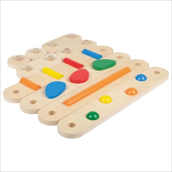The Playtive Wooden Balance Beam is a sturdy and fun activity toy designed to help kids improve balance, coordination, and motor skills. Made from high-quality wood, it features a smooth, safe surface for children to practice walking, jumping, and balancing. Perfect for indoor or outdoor play, it's an ideal tool for active and creative playtime.