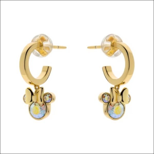 finger ring ear studs Mickey Mouse;boucles d'oreilles Mickey Mouse